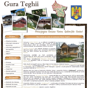 gura teghii - site primarie